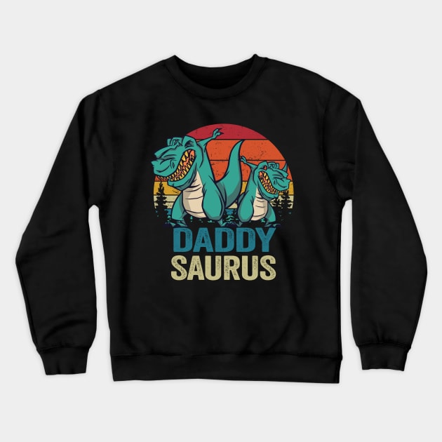 Dabbing T-Rex Matching Dinosaur - Family Dab Crewneck Sweatshirt by PinkyTree